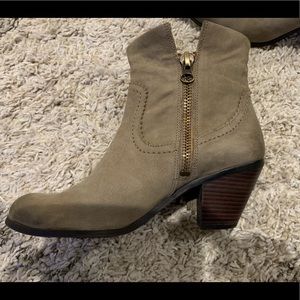Sam Edelman western fringe booties sz 8.5
